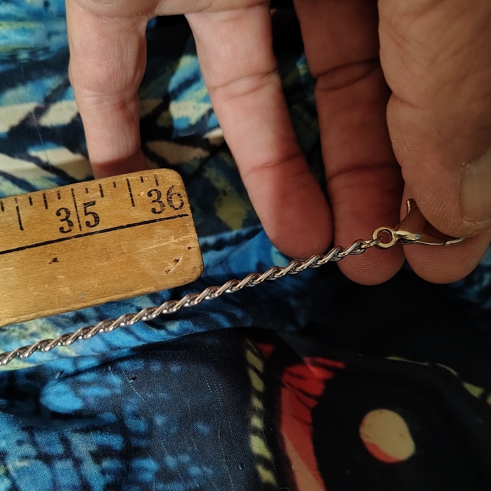 Vintage SilverTone Flame Chain Belt/ See Pics Information - Picture 13 of 16